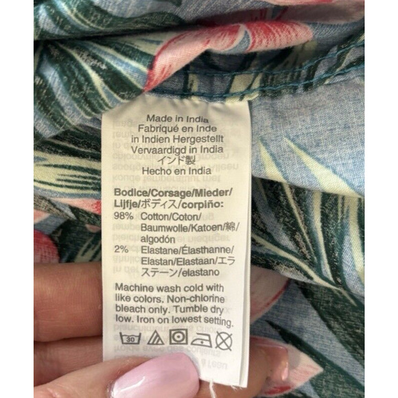 J. Crew Flex Washed Hawaiian Shirt XXL Slim Fit Tropical Floral Magnum PI 80's - Picture 6 of 6